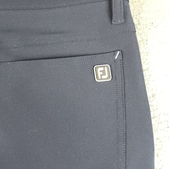 Footjoy Golf Pants Men's 30x30 Athletic Fit Navy Blue Stretch Straight Leg - Picture 9 of 10